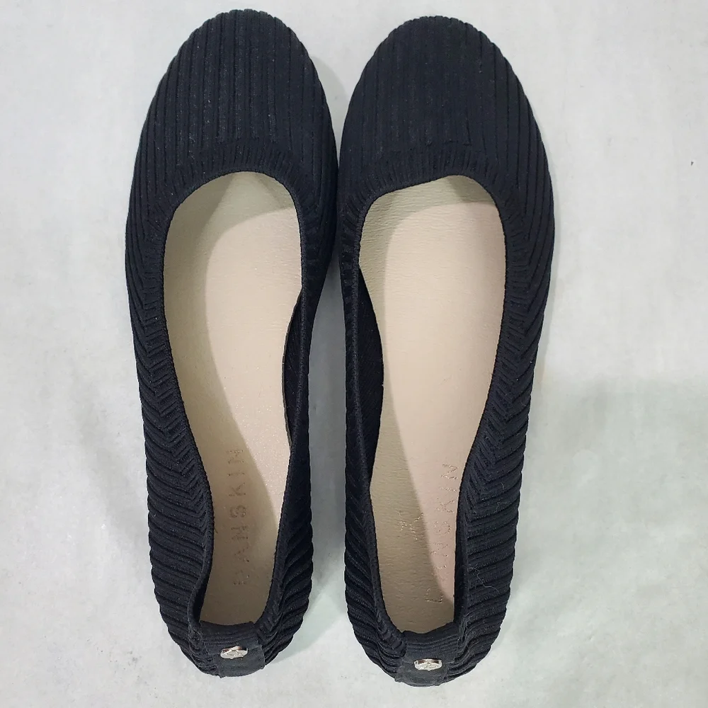 Danskin Hope Stretch Black Ballet Flat Shoe